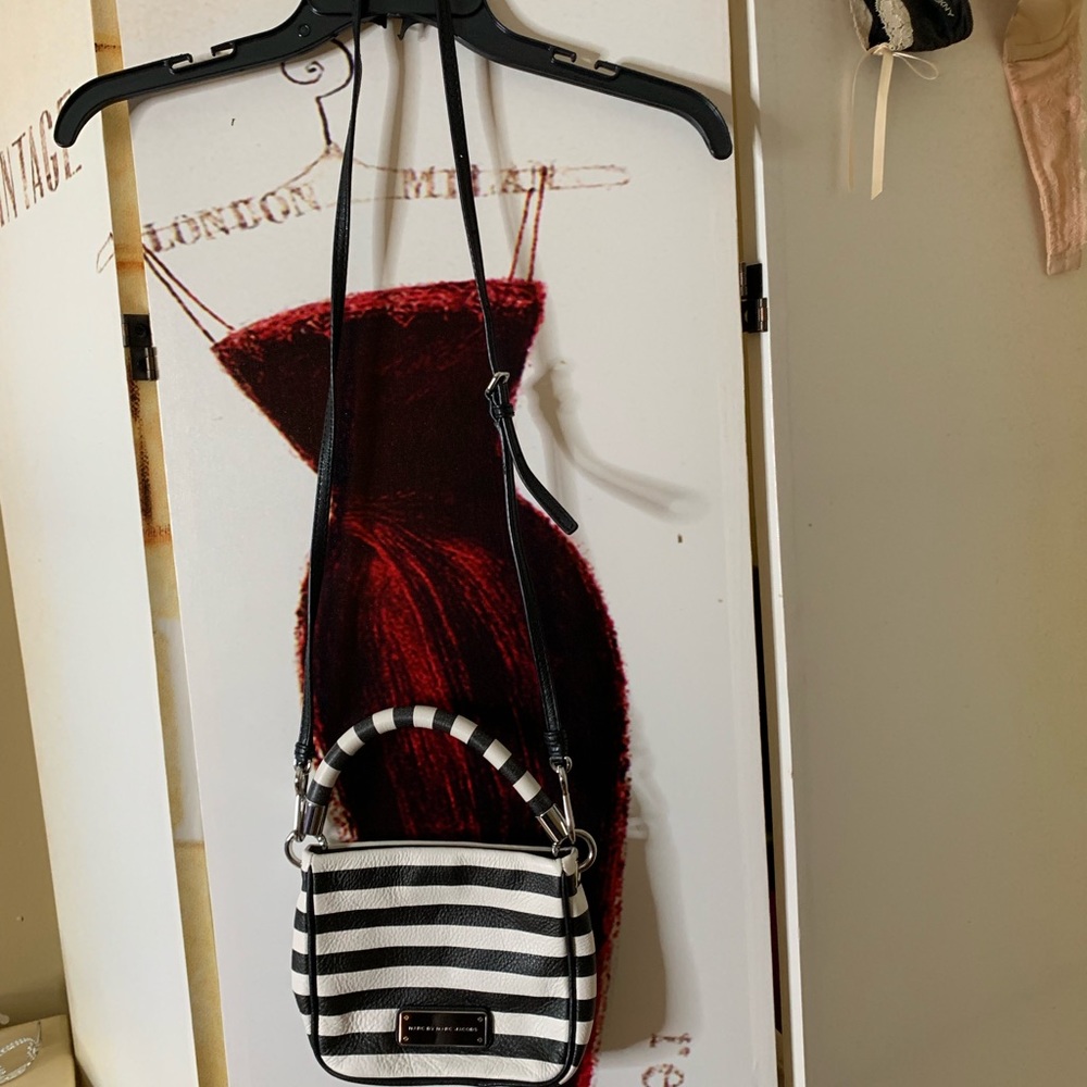 Striped Marc Jacobs Crossbody Bag